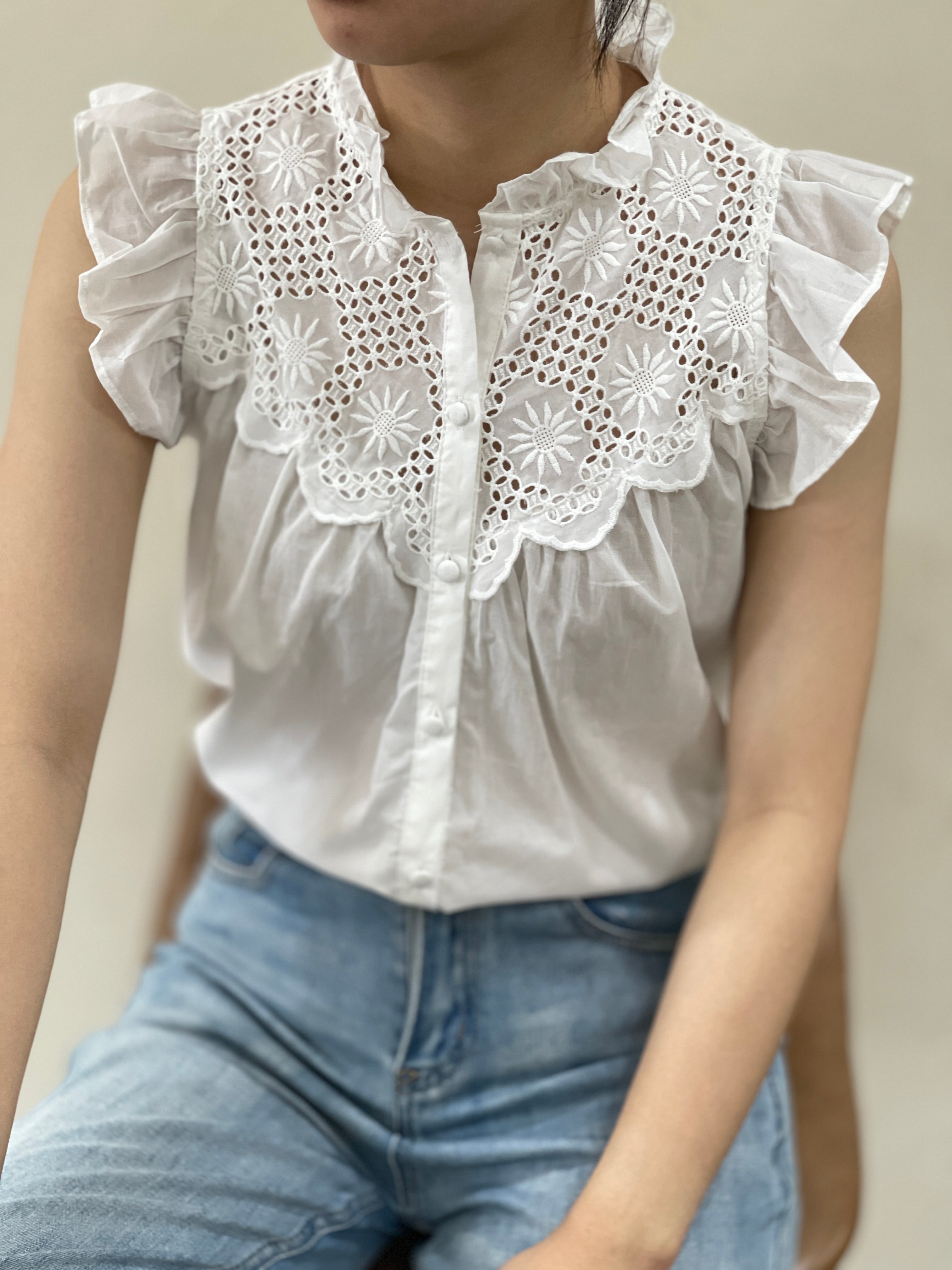 Blouse broderie anglaise