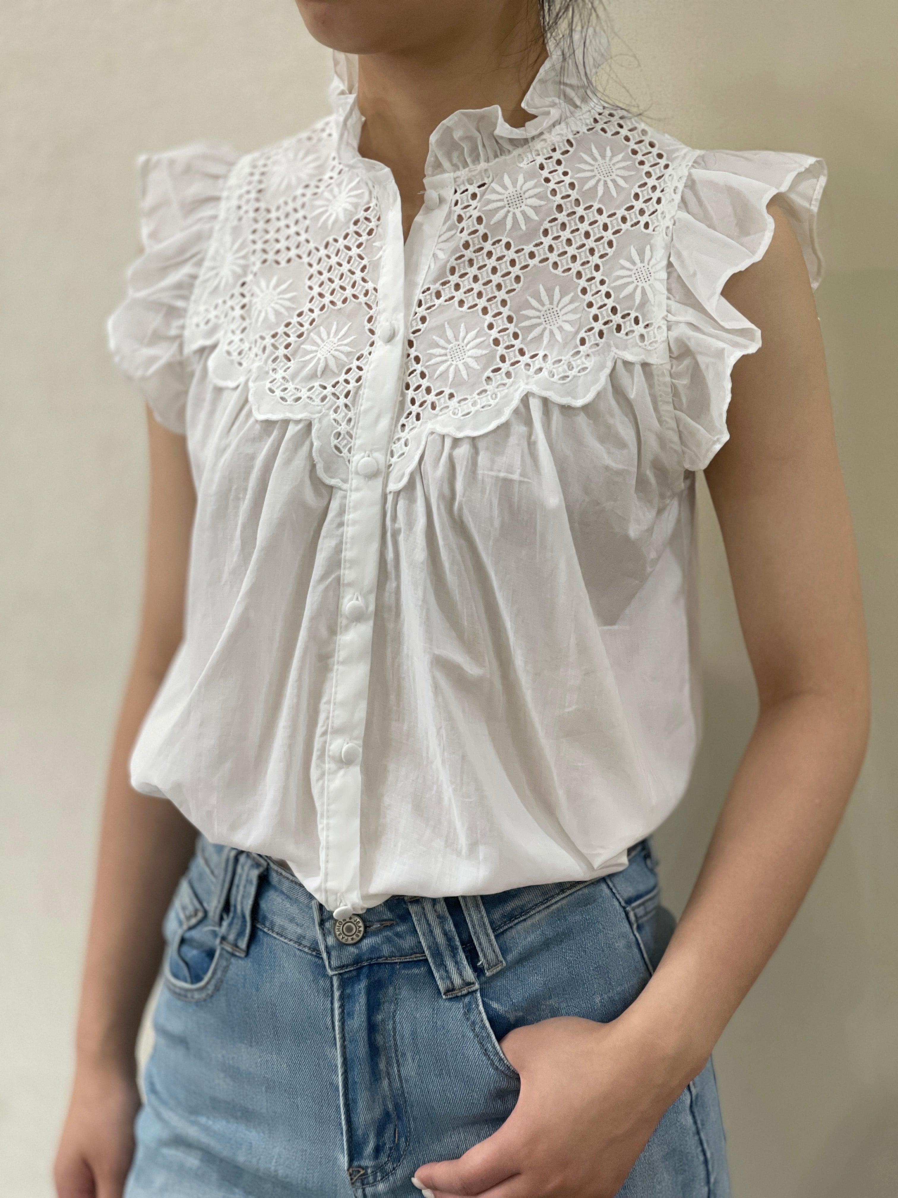 Blouse broderie anglaise