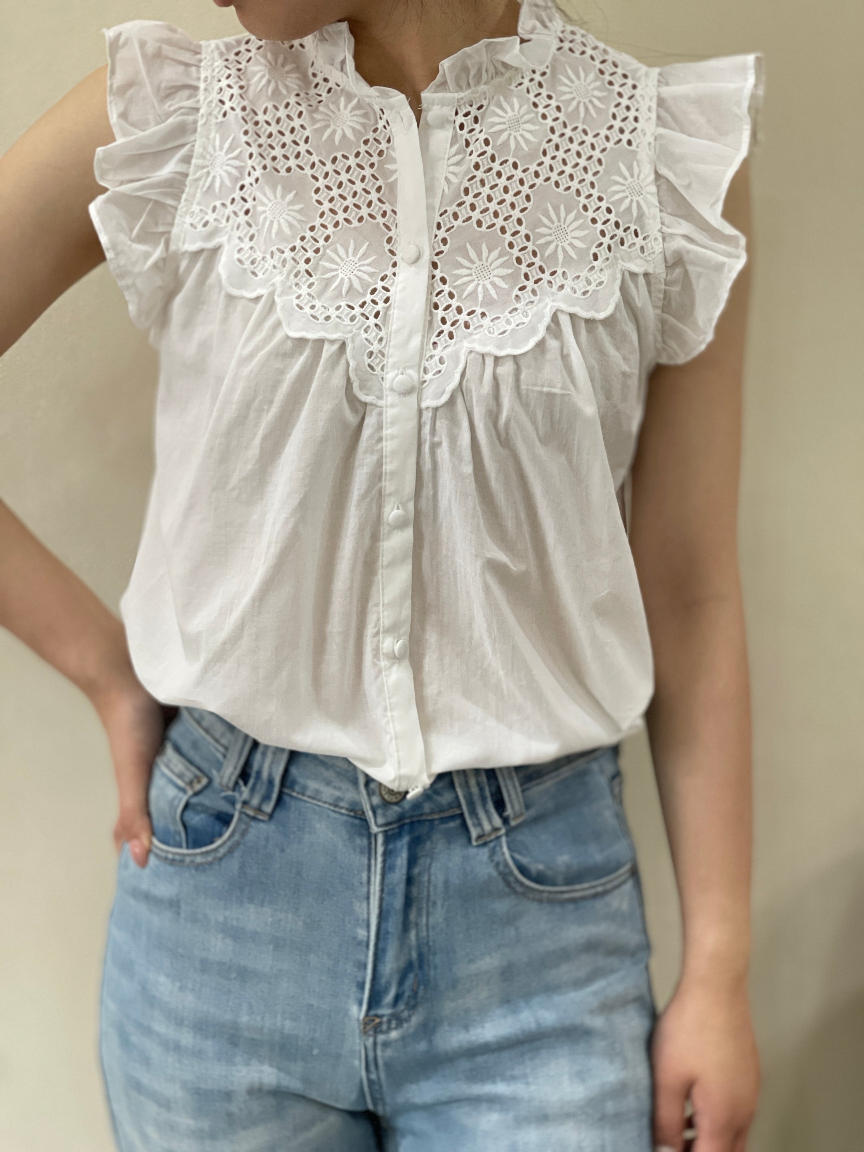 Blouse broderie anglaise