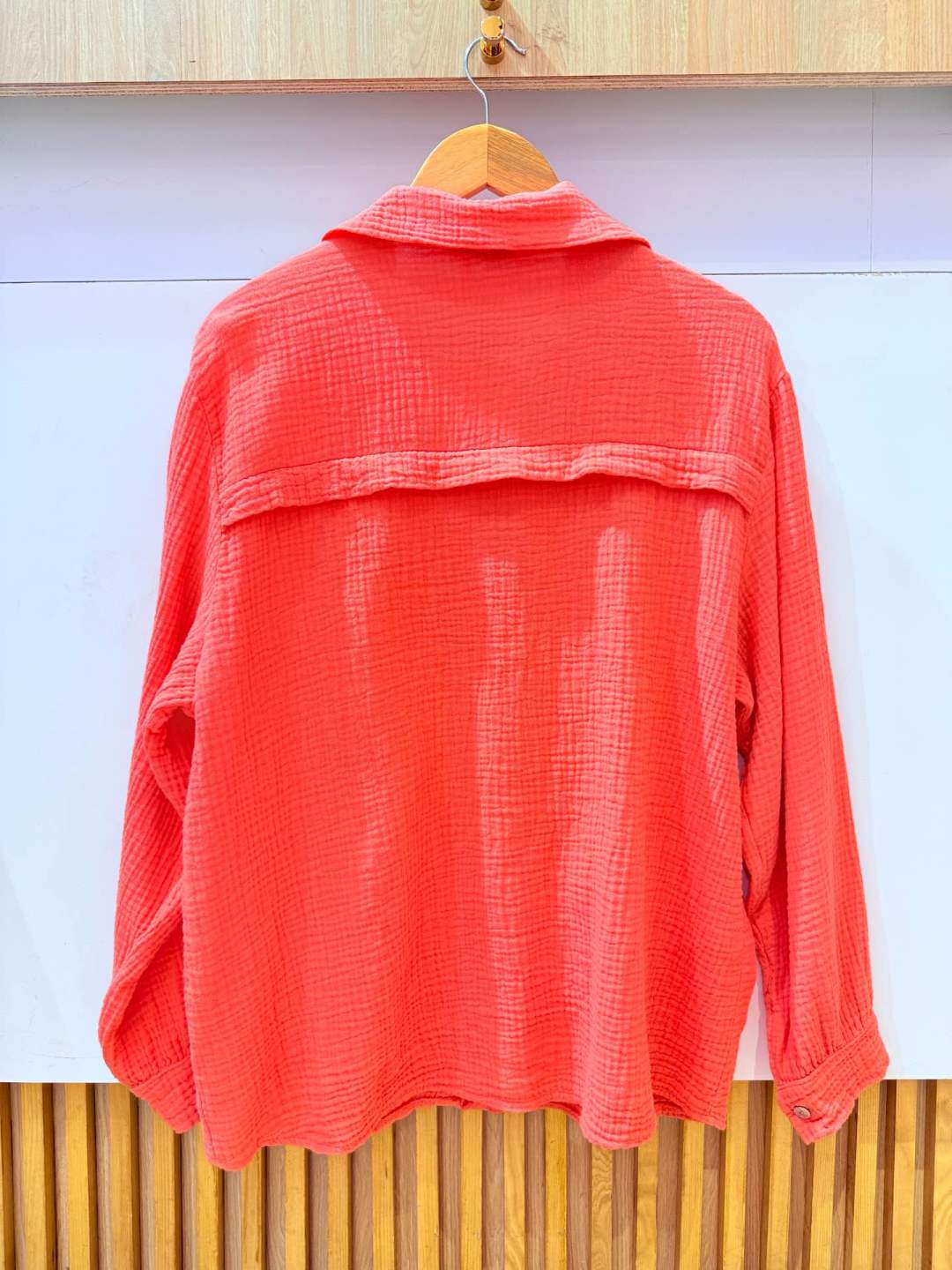 Chemise palmier 🌴 corail