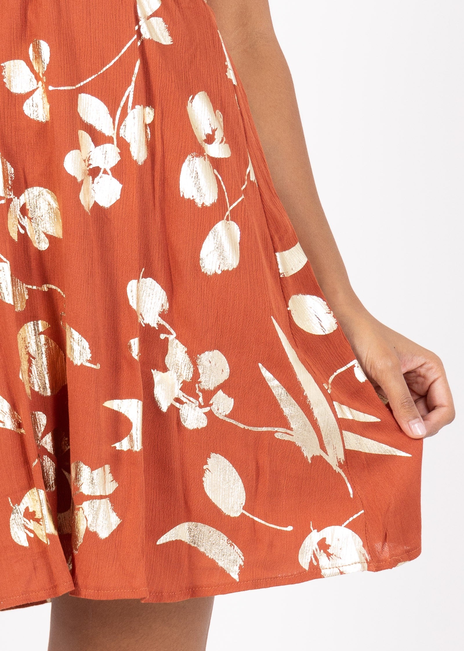 Robe terracotta or